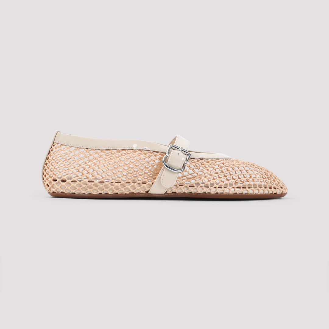 AlaÏA Ballerinas - Nude & Neutrals | c16b2702620995c04ebbc97603db4e42012c4c35