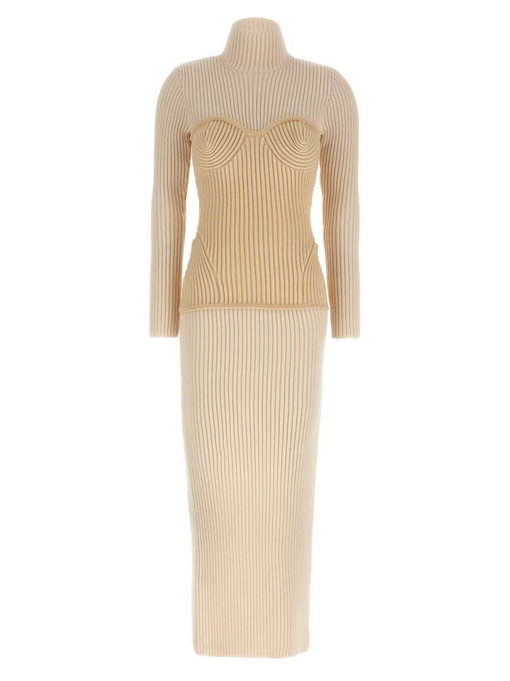 Jean Paul Gaultier Corset Dress Dresses - Beige | 3cf0adef74ea3a12530175ab7bcf49d291620dea