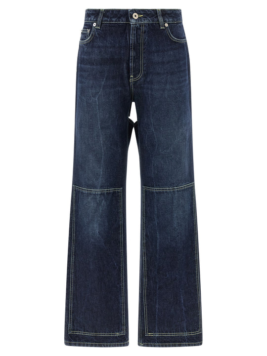 The Blue Cut-Out Jeans Blue
