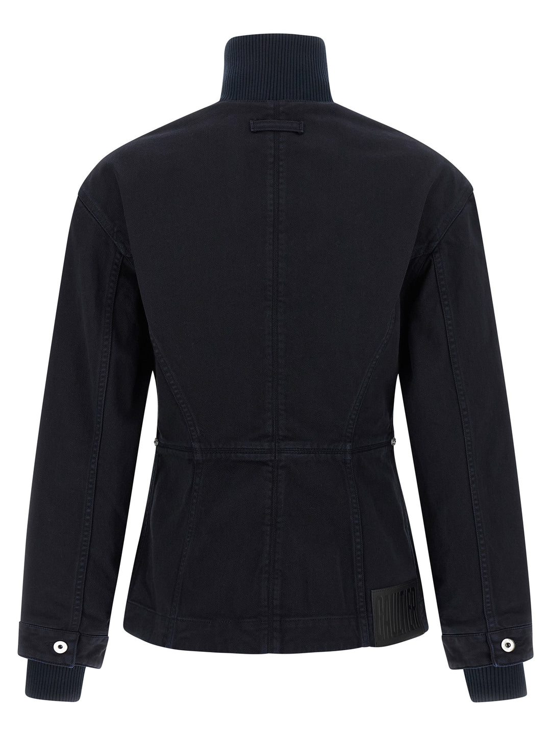 Jean Paul Gaultier The Slit Denim Puffer Jackets - Blue | 7ee538975668bc99f8bd3d30ee8cbf80830ba904