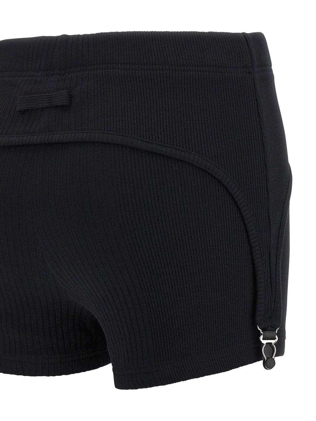 Jean Paul Gaultier The Black Garter Bermuda and Short - Black | a1610f79ae4e419b8ccf05524c224bf7417b4ea5