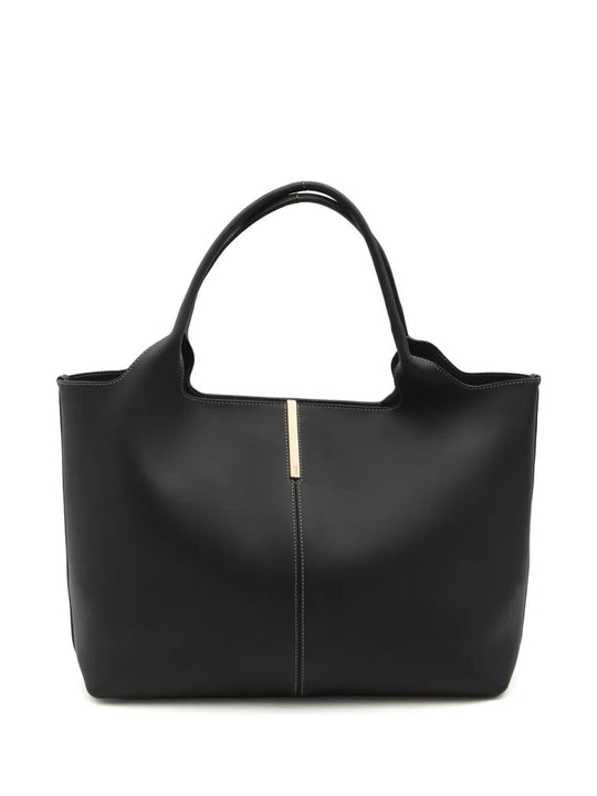 Medium-Small Leather Shopping Bag