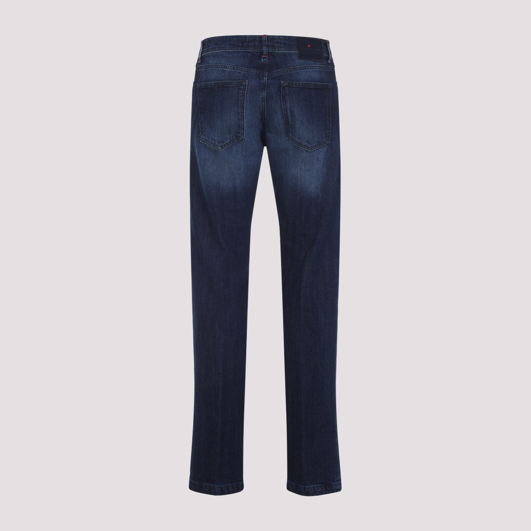 Kiton Regular & straight leg - Blue | ba377191be58a8f6e066e7e3b6ea3cd9296a3af1