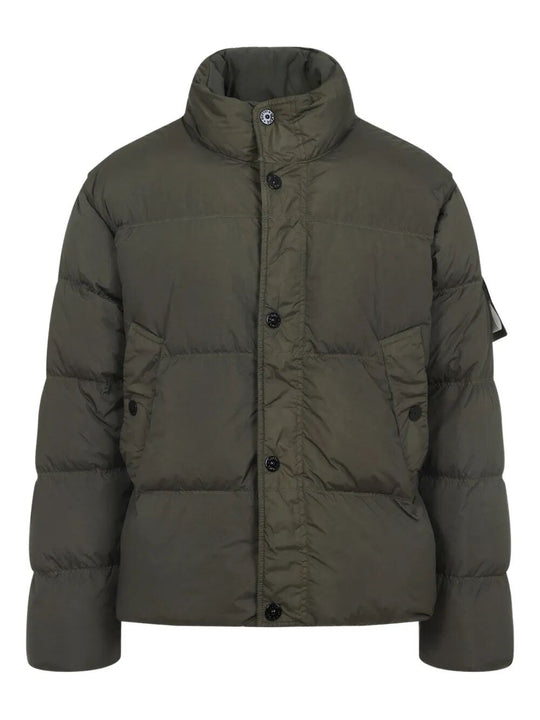 Wind Resistant Crinkled Effect Down Jacket