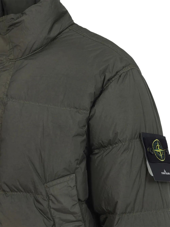 Stone Island Down jackets - Green | d05bed31237ba286b8ca626c2c83cf29ce196a98