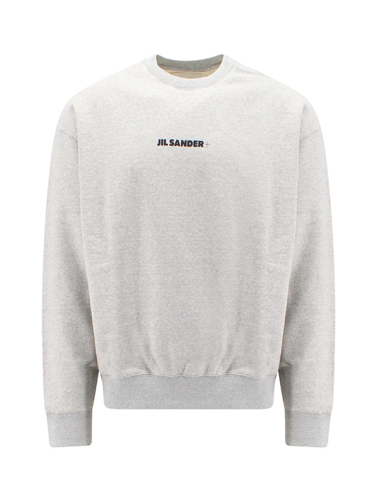 Cotton Sweatshirt With Frontal Logo