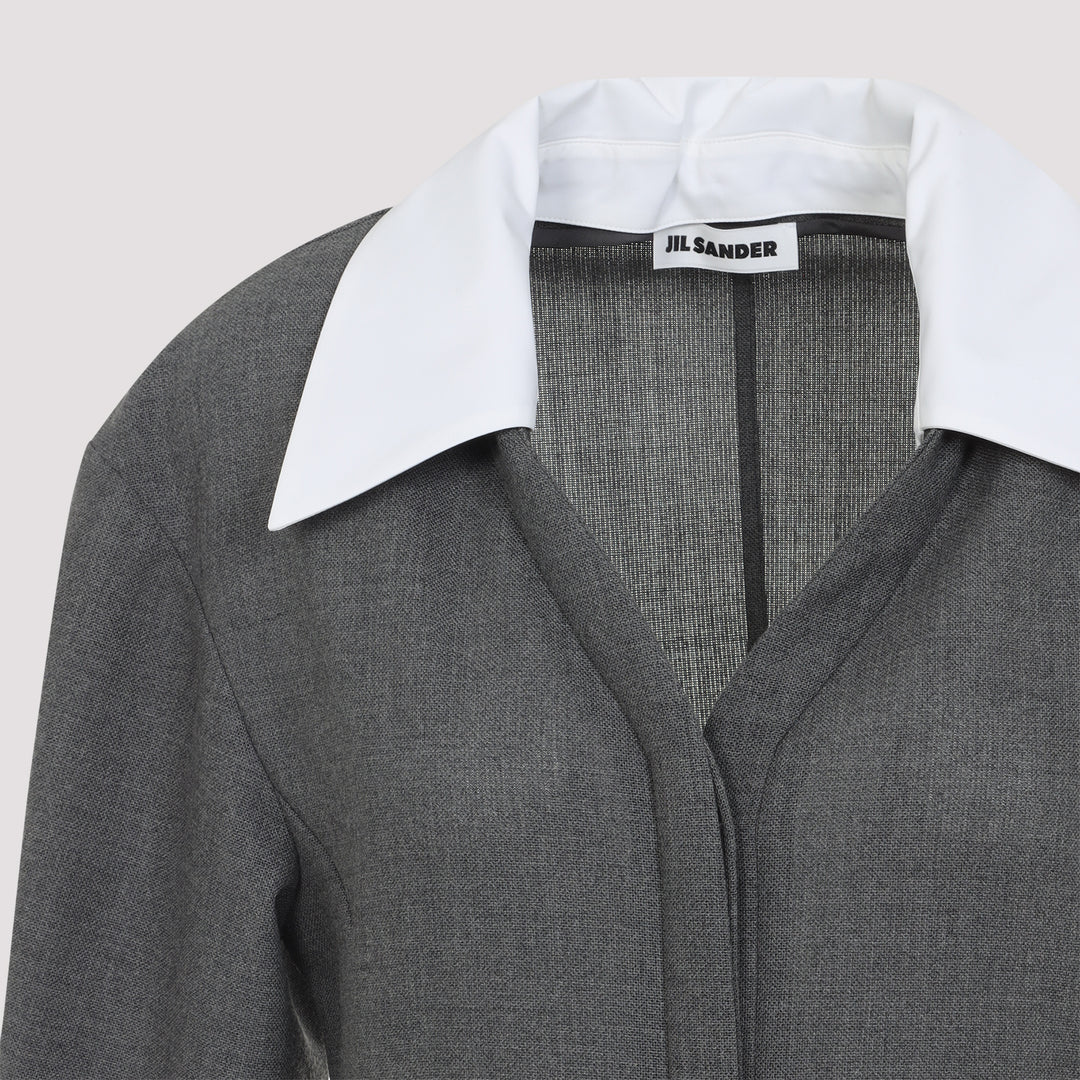 Jil Sander Midi dresses - Grey | fb5bc76a56c02f2d39626270f7ba0b368a66ff35