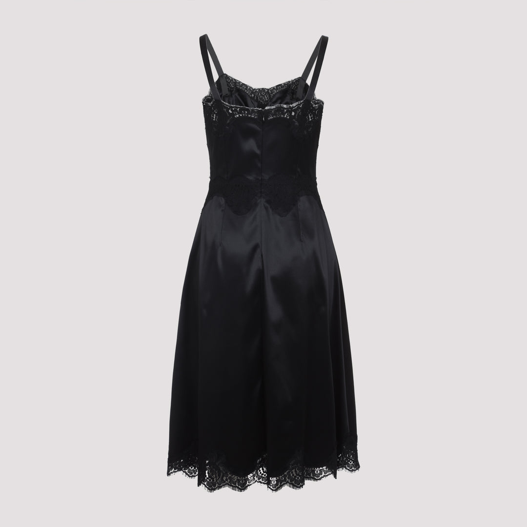 Dolce & Gabbana Midi dresses - Black | 3629b4118480c38ea9301fdf382a65b3a819467d