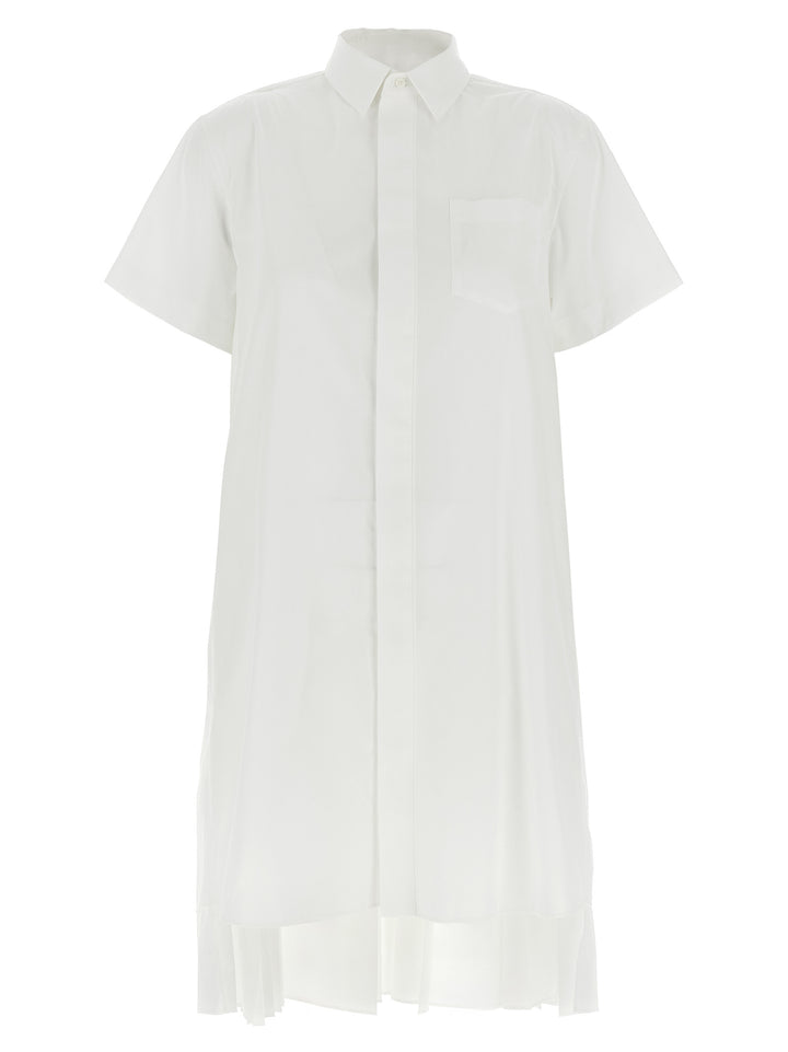 Sacai Chemisier Dress Dresses - White | eddc7c541aa7d6174c907855008c40cb0f375763