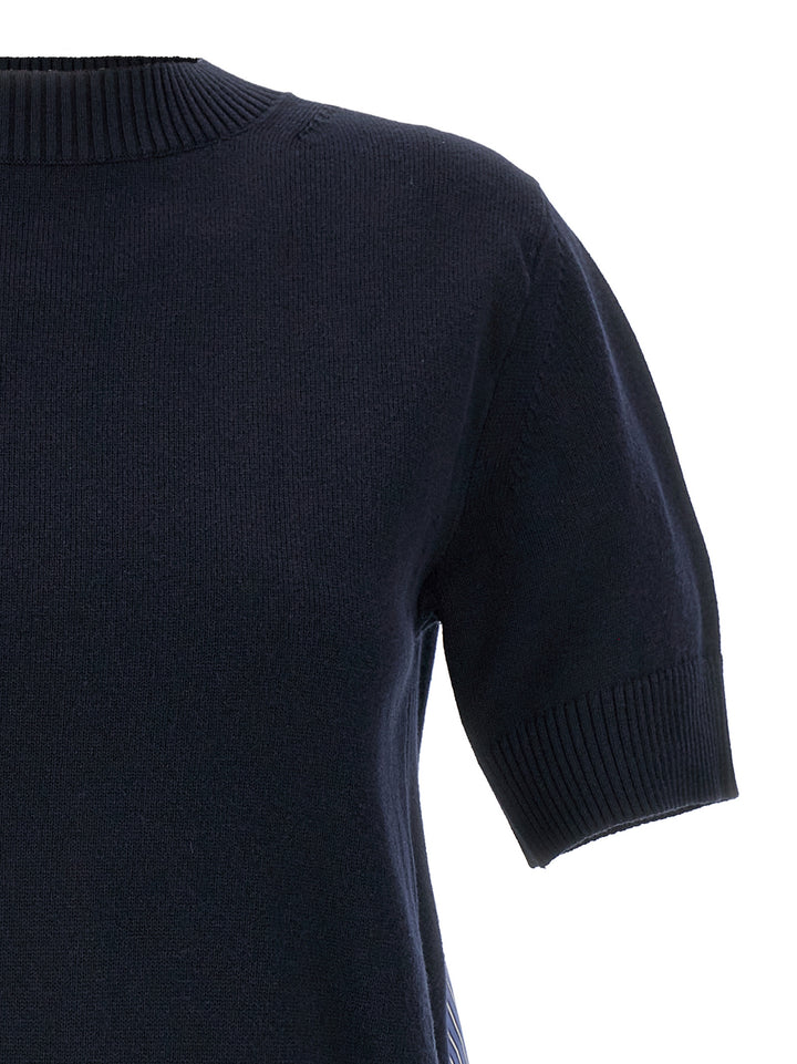 Sacai Patchwork Sweater Sweaters and Cardigans - Blue | a6bf745249b1af629c1e1332e678372300a5c959
