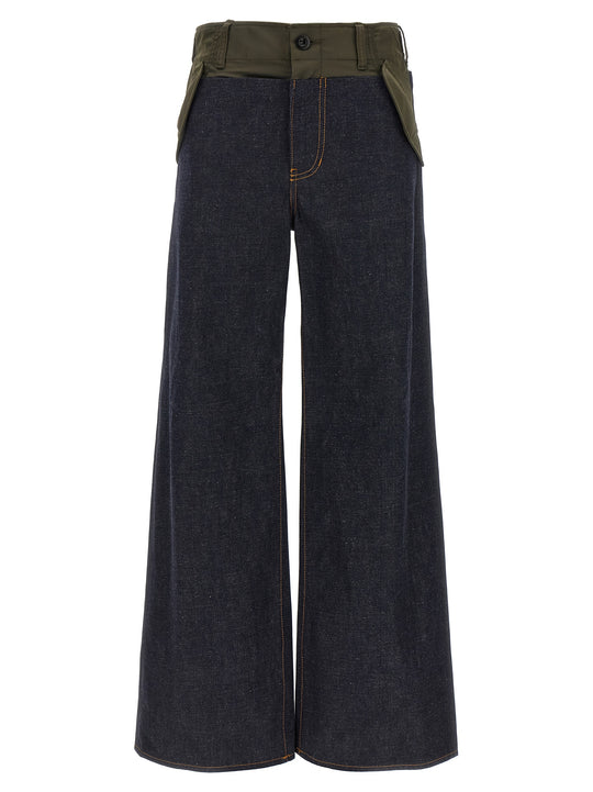 Denim Pants Jeans Multicolor