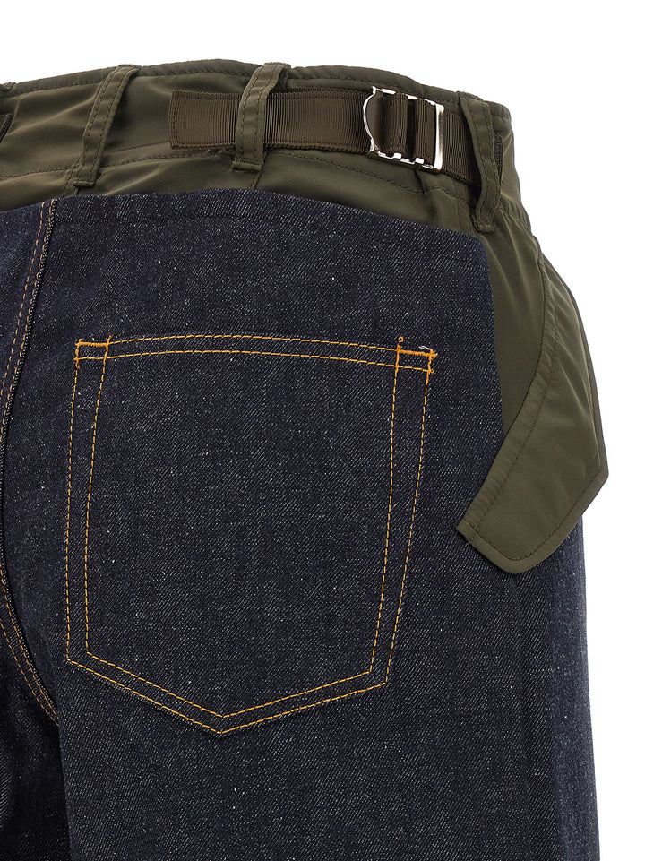 Sacai Denim Pants Jeans - Multicolor | 06551a5fd33437d7244296c902d964ead0750836