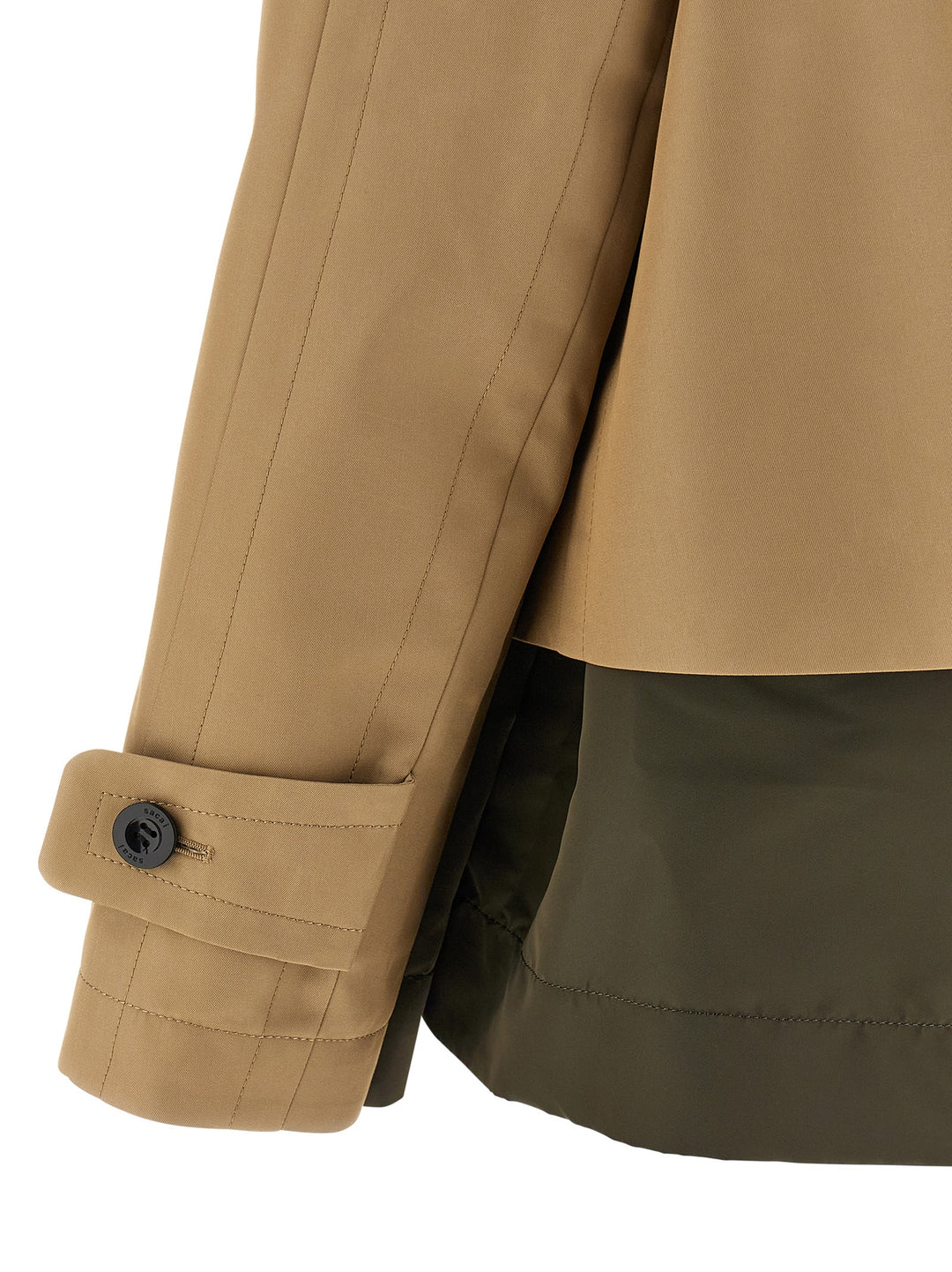 Sacai Double Layer Jacket Puffer Jackets - Multicolor | b4ed3972335bfbc352f1470ae2ed8561e21b3f52