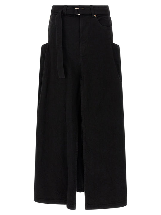 Denim Skirt Skirts Black