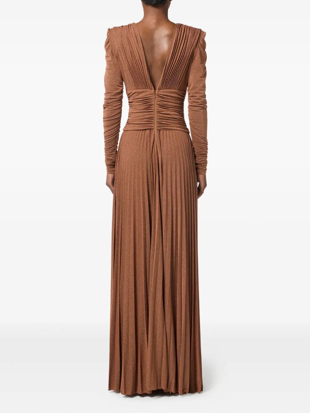Elisabetta Franchi Long dresses - Brown | 0f610715ec885d3c629b0f7216414486ce5ea228