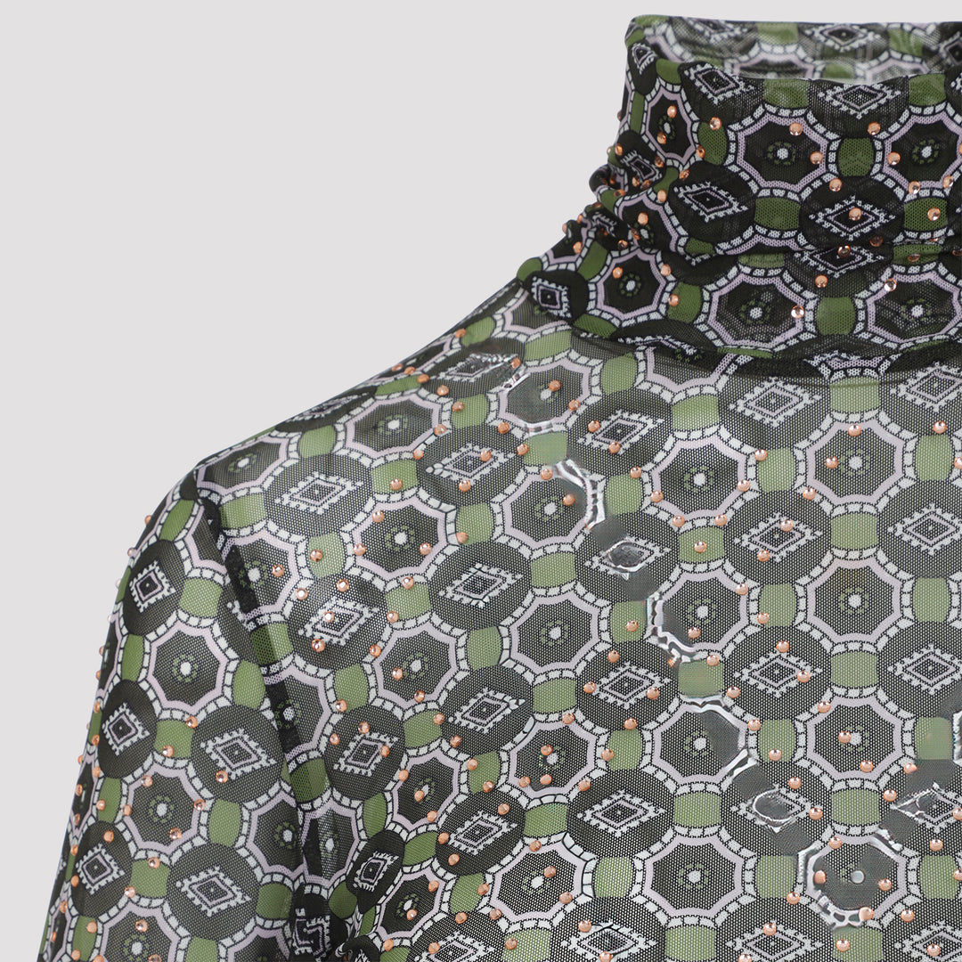 Dries Van Noten Turtle neck - Green | 7ee0326fc353fb579995a63dcdd3e472c283f808