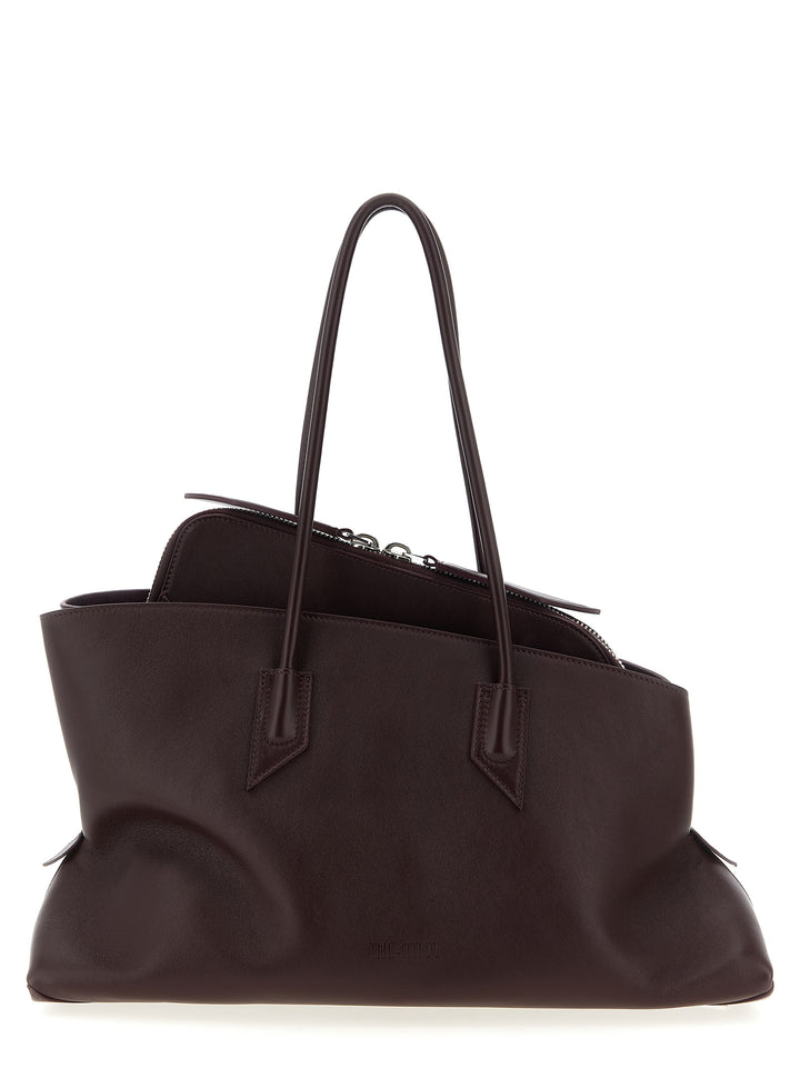 The Attico La Passeggiata Medium Shoulder Bags - Purple | 9a062acc90836976c9621bfeb5eacecdd020ebd1