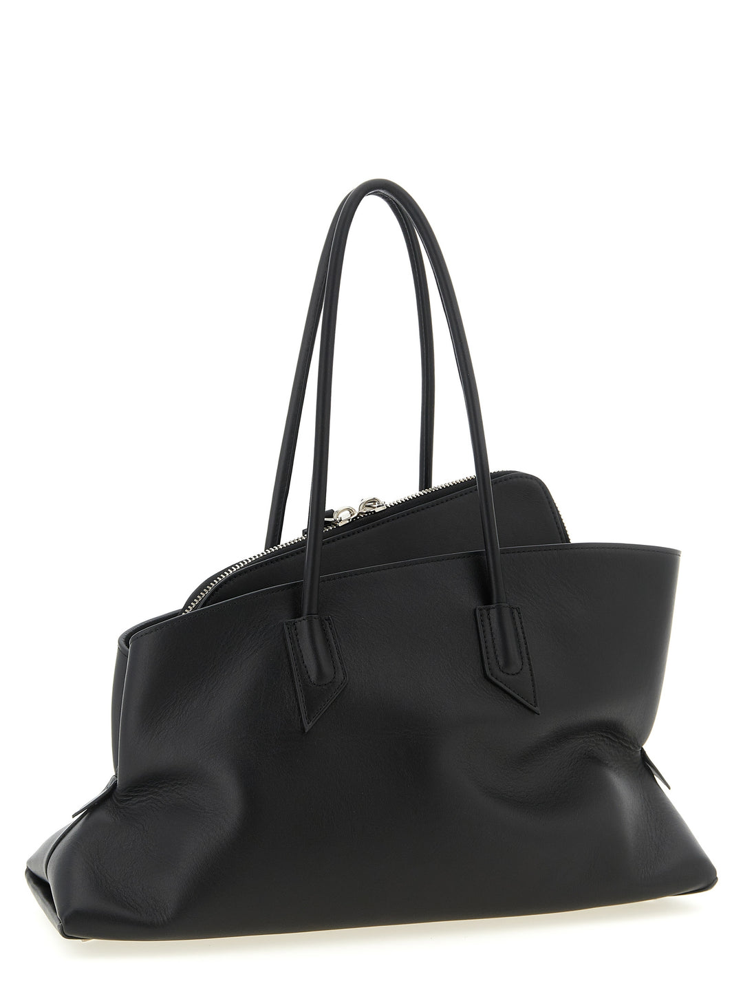 The Attico La Passeggiata Medium Shoulder Bags - Black | dcb321a10c063c566a5973d3c475df6e516fa6ec