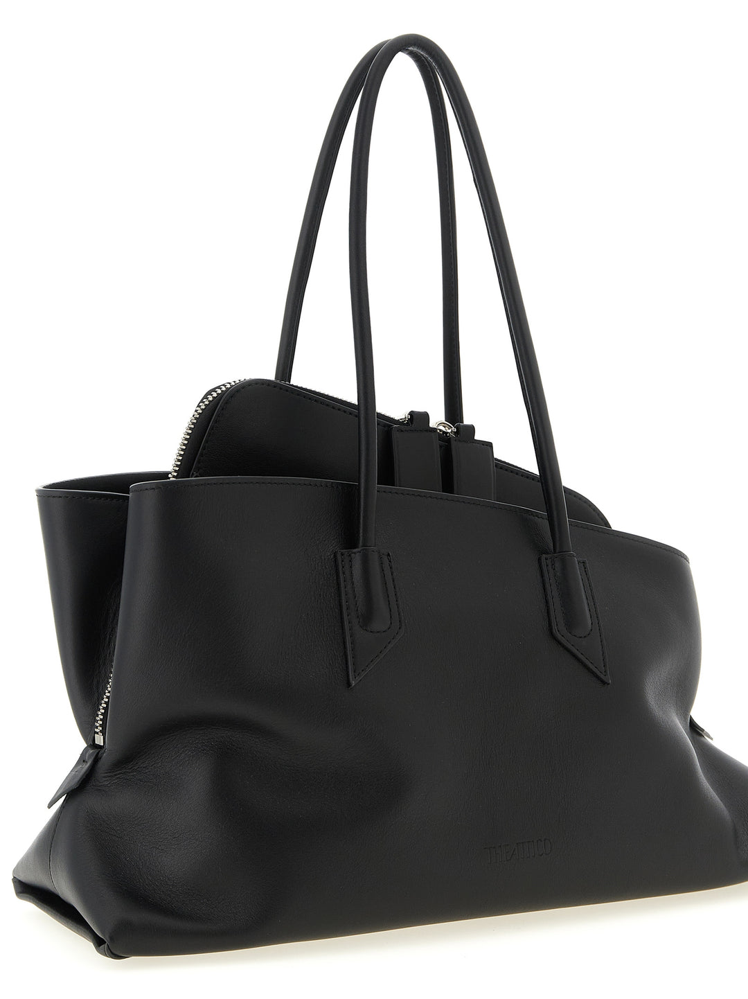 The Attico La Passeggiata Medium Shoulder Bags - Black | 0184790c4d0661cff8aadc539584d0ba4653ff89