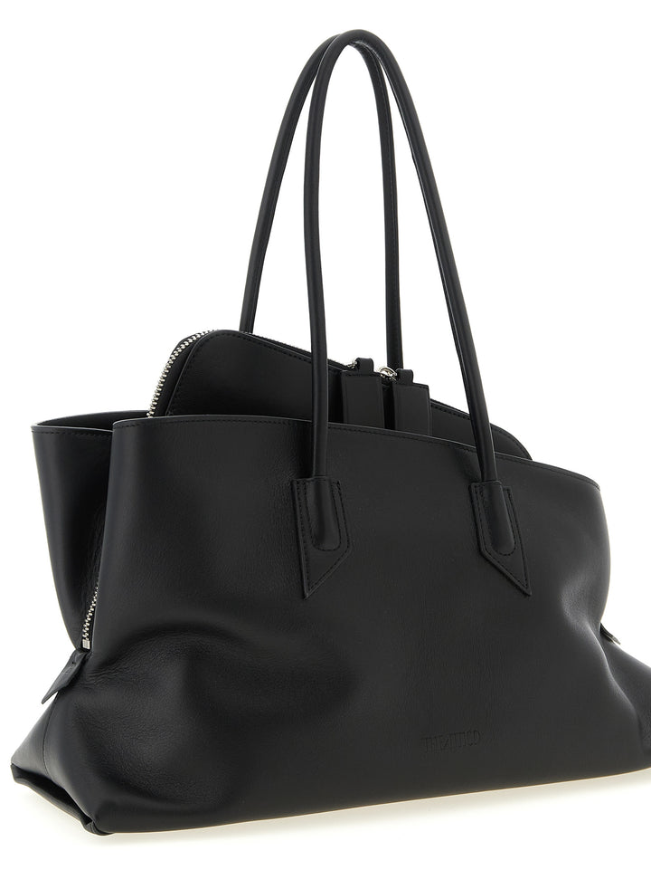 The Attico La Passeggiata Medium Shoulder Bags - Black | 0184790c4d0661cff8aadc539584d0ba4653ff89