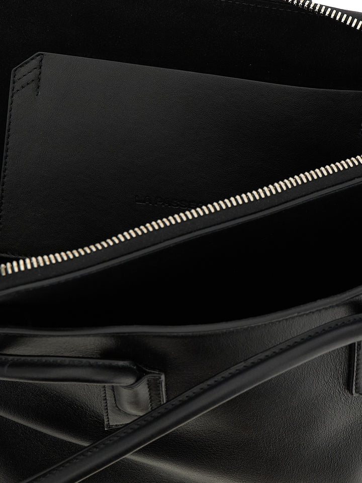 The Attico La Passeggiata Medium Shoulder Bags - Black | 327ae558eca029ef130c3b6a78e964cadafaf8ce