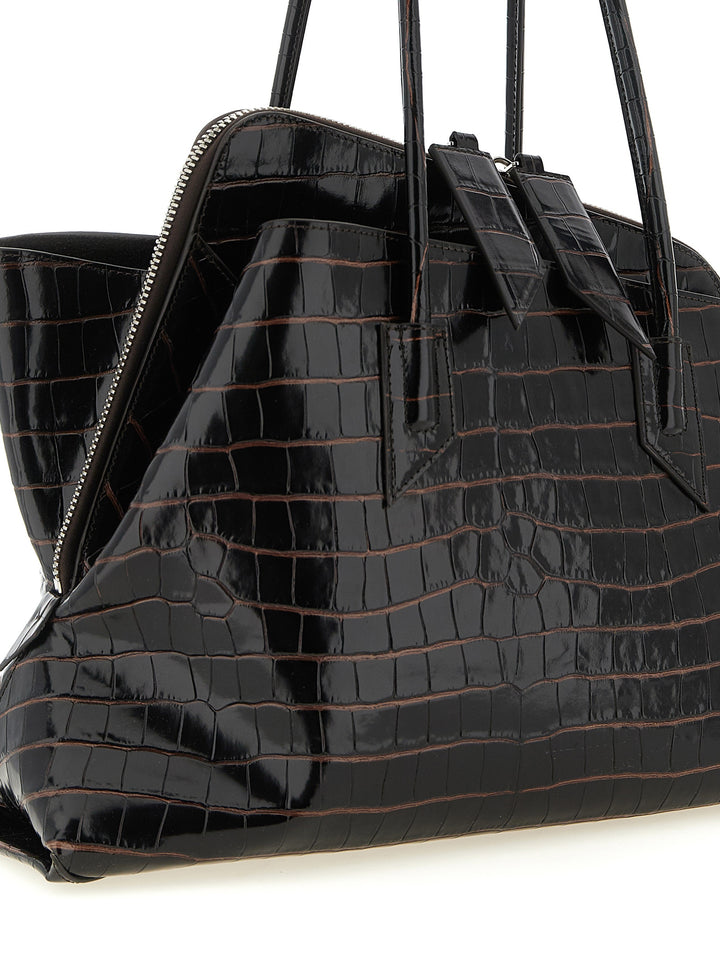 The Attico La Passeggiata Medium Shoulder Bags - Brown | 9bb78d88f3c166715fd34b9fd841b2bf361cebb0