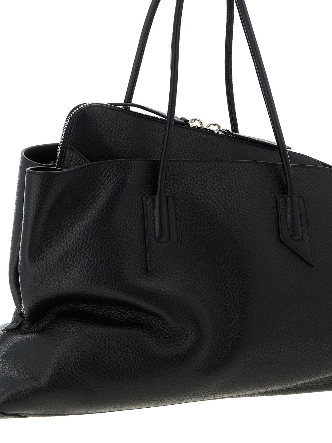 The Attico La Passeggiata Large Shoulder Bags - Black | 6b35cc1e7f93c07b06ba9bd0fe298e4055e6c8be