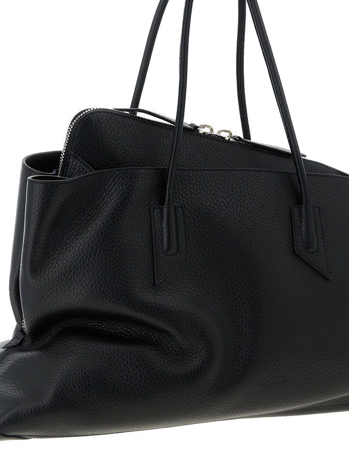 The Attico La Passeggiata Large Shoulder Bags - Black | 6b35cc1e7f93c07b06ba9bd0fe298e4055e6c8be