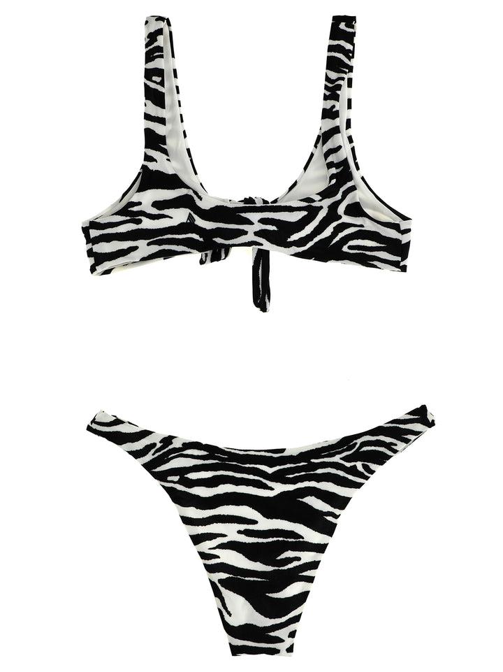 The Attico Estate Meravigliosa Beachwear - White/Black | e1fdaa8856eafb3e3b400458088fd20d7b22c6b8