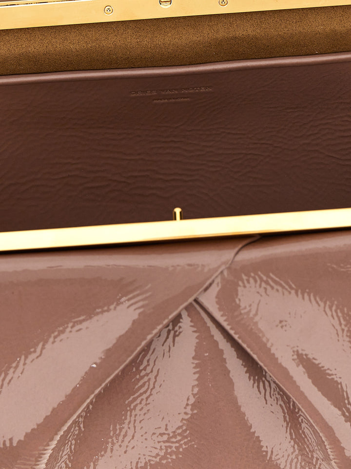 Dries Van Noten  Patent Clutch - Pink | 7eb09dbb1f159a0ed9e7a136ecea36d7d11e8519