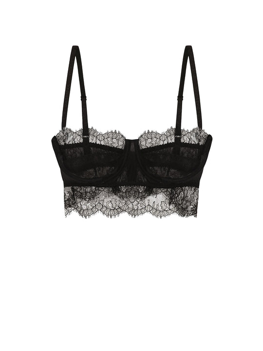 Black Sicily Lace Bralette