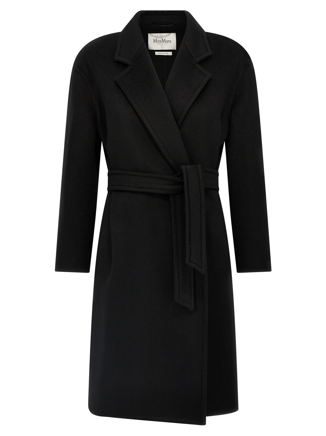 Max Mara Melinda Coats and Trench Coats - Black | 07617b0c87282d9163ace8a476823a161fdb9d6d