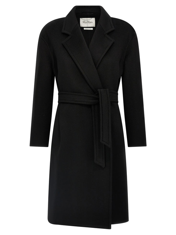 Max Mara Melinda Coats and Trench Coats - Black | 07617b0c87282d9163ace8a476823a161fdb9d6d