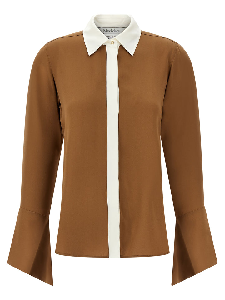Max Mara Pio Shirt and Blouse - Brown | 0af26bde6848ea03c0a1714fd9ba8093a0dae61f