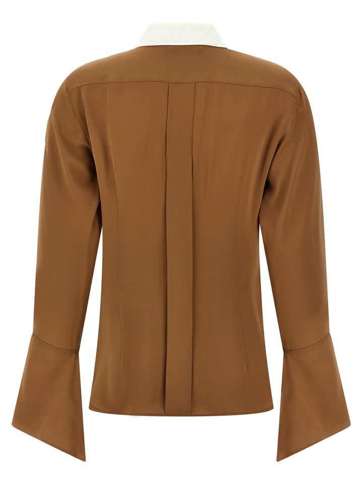 Max Mara Pio Shirt and Blouse - Brown | 15d2a1afd9d3b104d749527a232d0ac3004e0f85