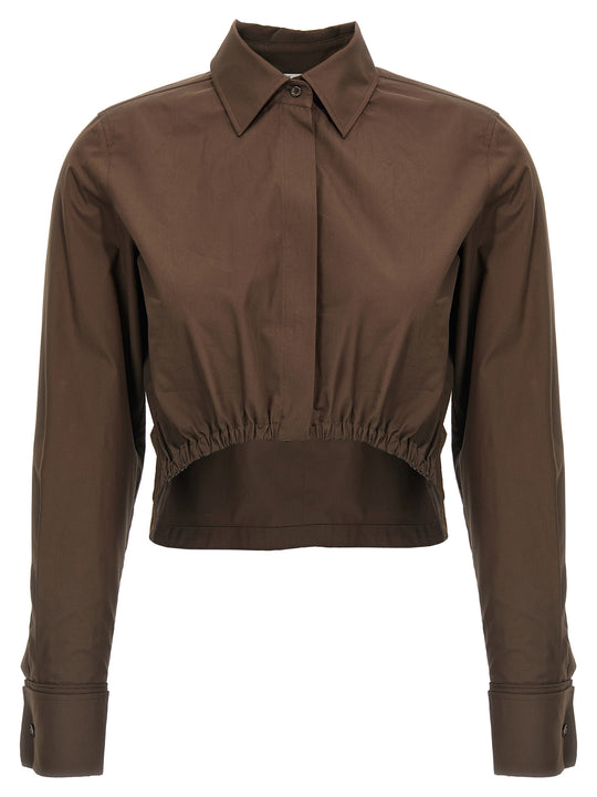 Angio Shirt And Blouse Brown