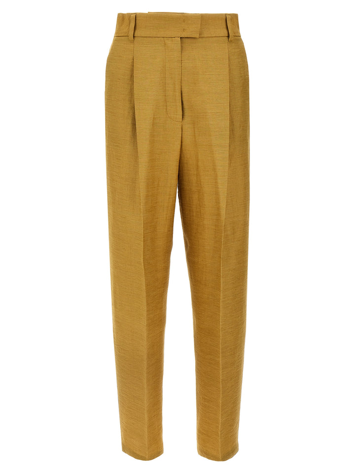 Max Mara Efedra Pants - Gold | cbca03620a1c44a445a8c5c0224b597aa863b1d9