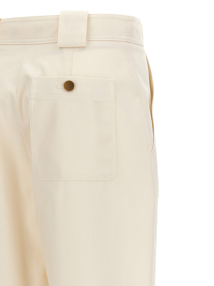 Max Mara Palio Pants - White | 0a042e9de0d345f2cf63bbe711541a3034c0449e