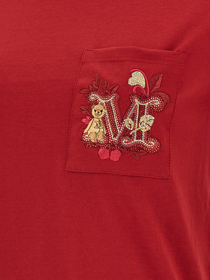 Max Mara Nunzio T-shirt - Red | f7e911620fe1e4869eafd6f9178b63601a670b60