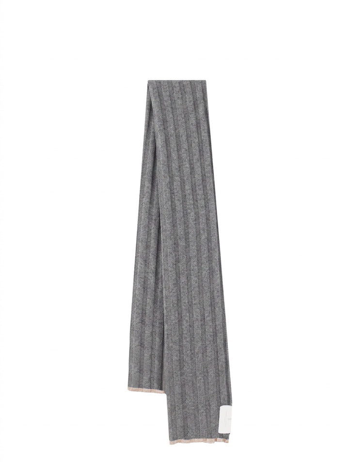 Brunello Cucinelli Scarfs - GRIGIOSCUROSABBIA | 27d078ba7a0f955d9e608eb9ee973b6d2ed1b781