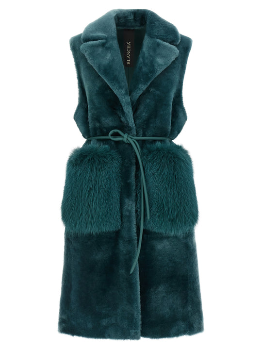 Merino Straight-Volpe Shadow Fur Green