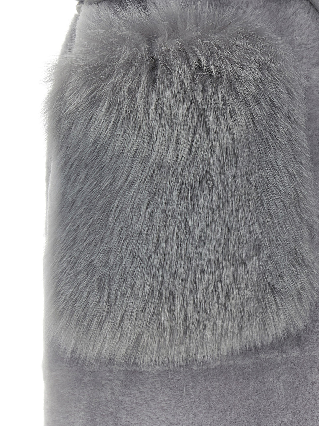 Blancha Merino Straight-Volpe Shadow Fur - Gray | c587576a16d8681d6de68c2aded426c408b72c4f
