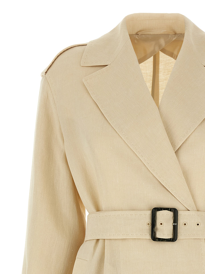 Max Mara Studio Vieste Coats and Trench Coats - Beige | f01cb99669543b6e75af2bff5b9e7c38de57bf3f