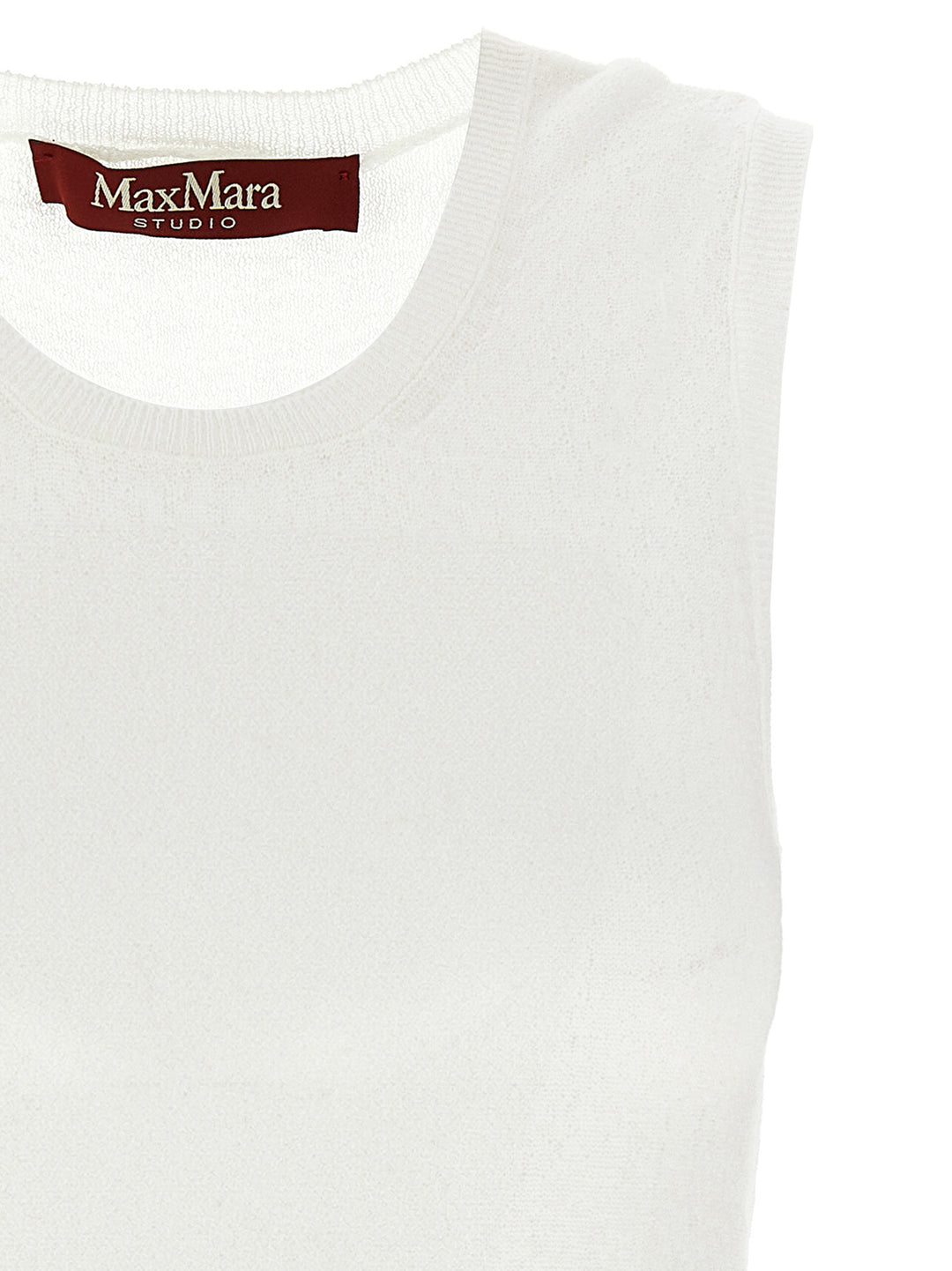 Max Mara Studio Pedone Tops - White | 0f0ea422b453a4630b9a75f1c7c3dfff1cee4220