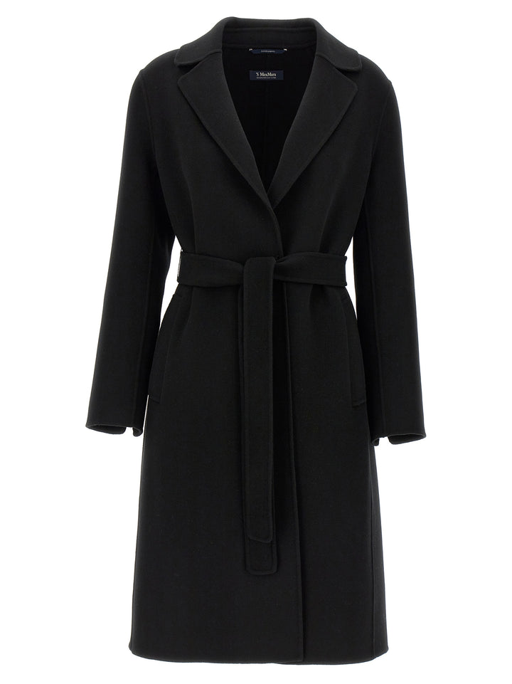 S Max Mara Pauline Coats and Trench Coats - Black | ec8dd9d136bd8c0ec92ff282687cd745b99add8e