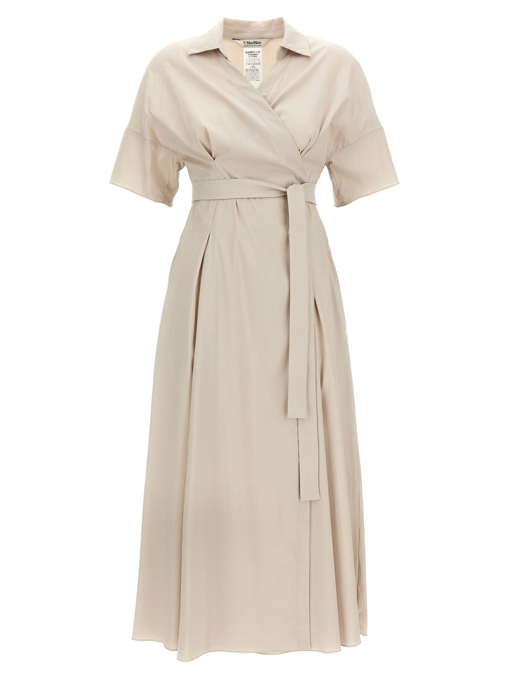 S Max Mara Sarah Dresses - Beige | 8278f2bb5d37923592e8f97bb14ced3cee4a3f87