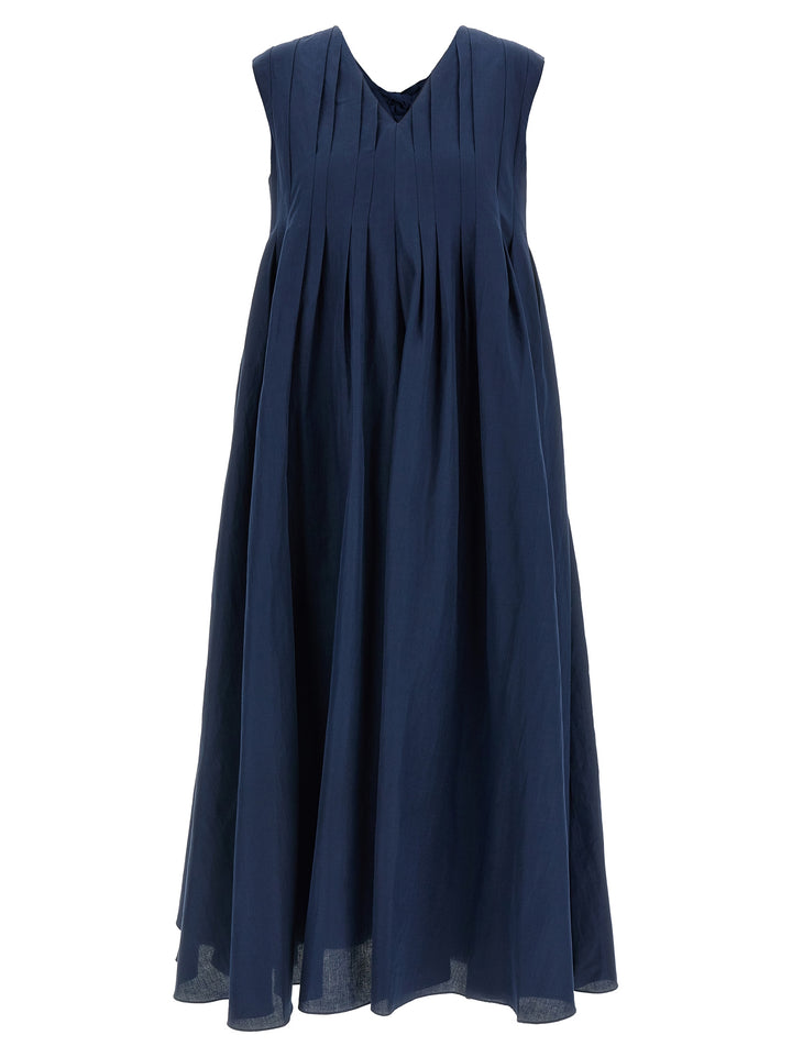 S Max Mara Piega Dresses - Blue | 5fda1932acff0dbde1e6b7ee188e34d164173971