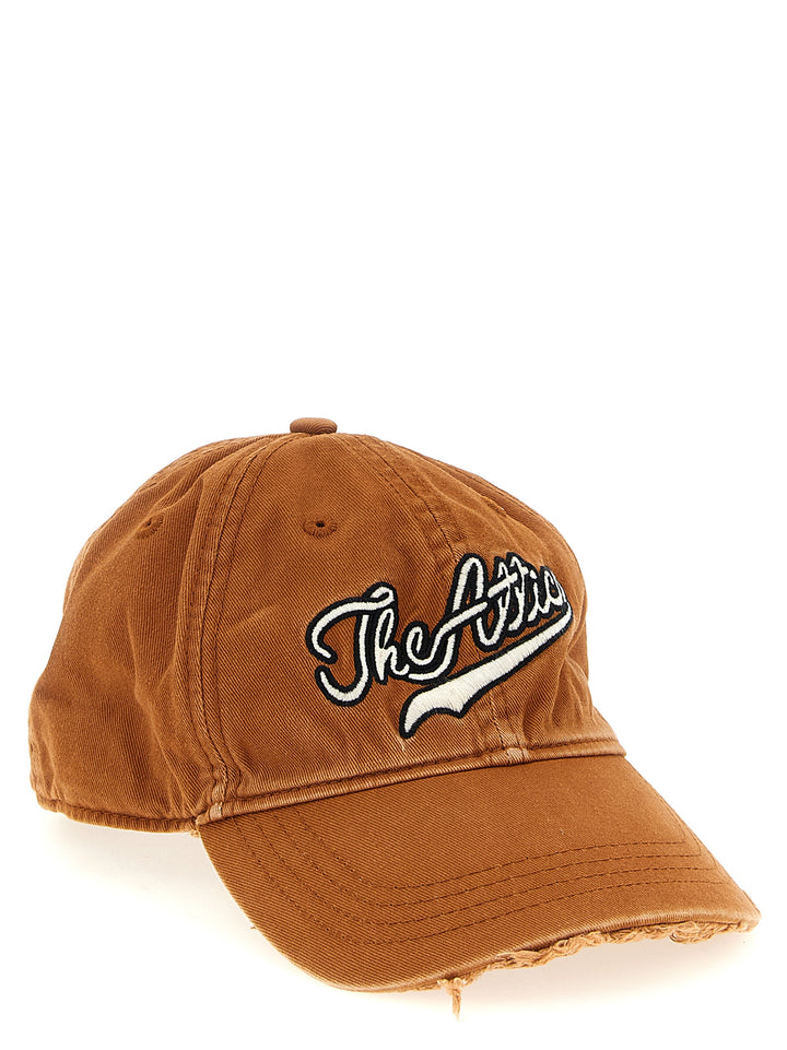 The Attico Logo Embroidery Hat Hats - Brown | db8eb024b92070e1a2f7c4ee3e7ab580ec5ac498