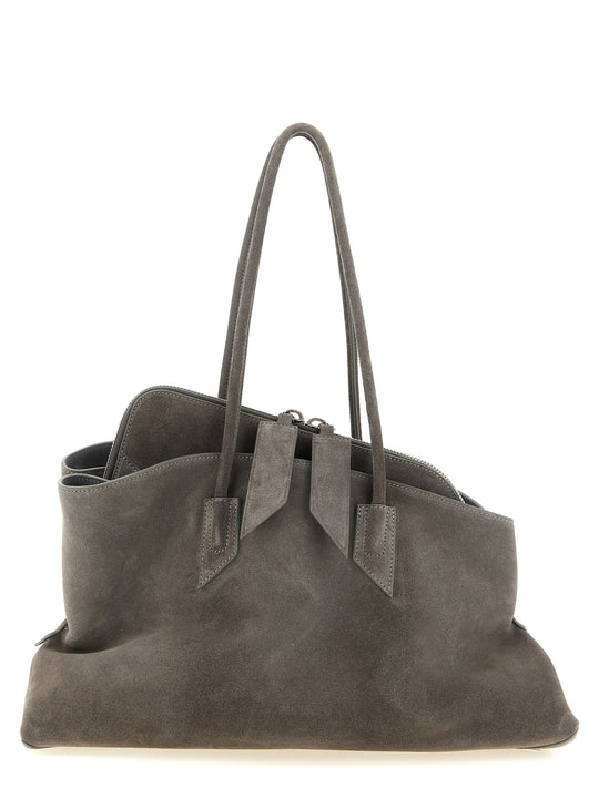 La Passeggiata Medium Shoulder Bags Gray