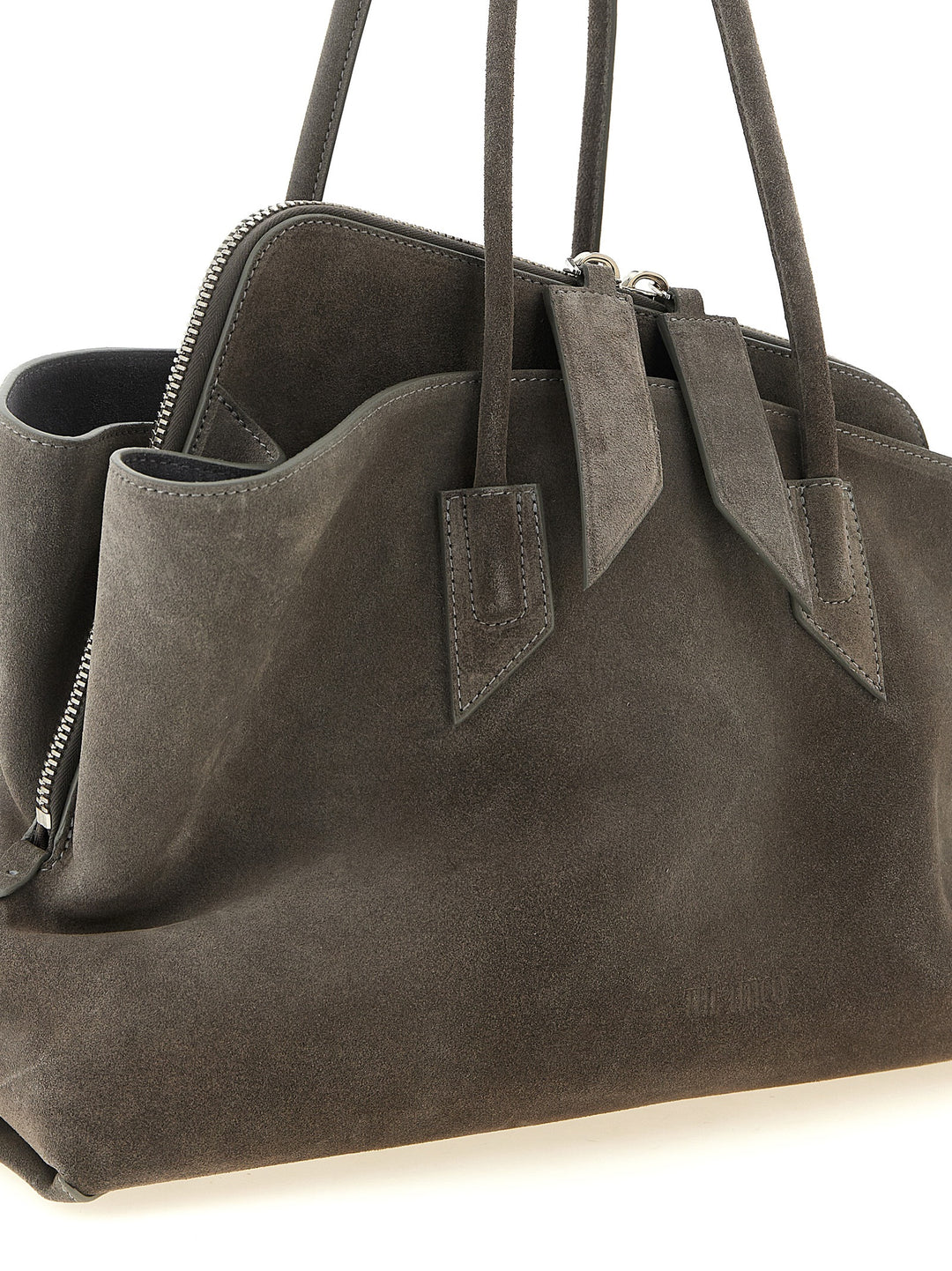 The Attico La Passeggiata Medium Shoulder Bags - Gray | 5ac86f391a57dcda3561129278311ed8fecd40b5